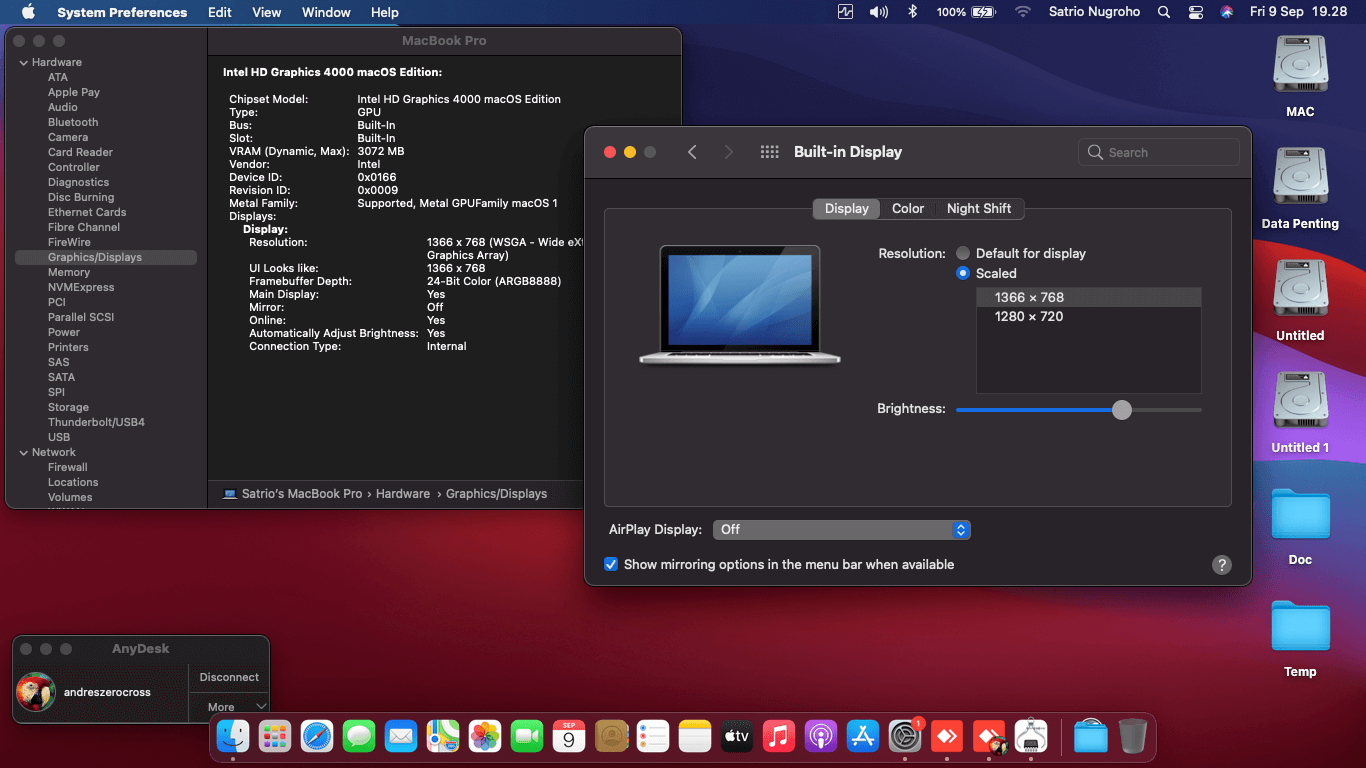 Lenovo G400S [Haswell   Intel HD 4000 + PS2]   OpenCore 1